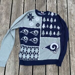 Los angeles Rams NFL Christmas winter sweater
Tagged size  L